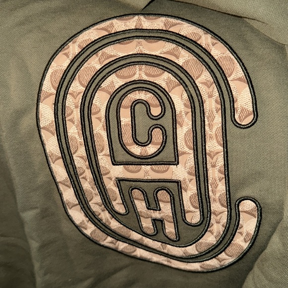 Coach olive hoodie - Picture 3 of 4